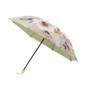 Lotus colorful umbrellas art Dance Umbrella 3D Dance Performance Peony Flower Umbrellas dancing