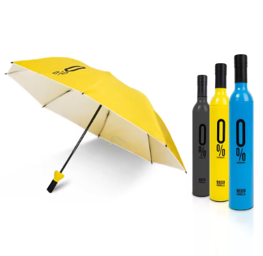 Wholesale Customized Multi-Color Wine Bottle Shape Umbrella Fashion Paraplue & Gift Craft Umbrella