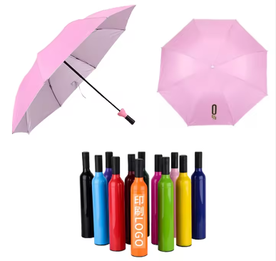 Wholesale Customized Multi-Color Wine Bottle Shape Umbrella Fashion Paraplue & Gift Craft Umbrella