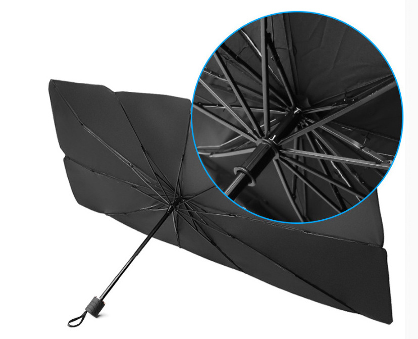 LOTUS 2022 Hot Selling Front Windows Windscreen Manual Open Sun Shade Cover Car Umbrella for Outdoor