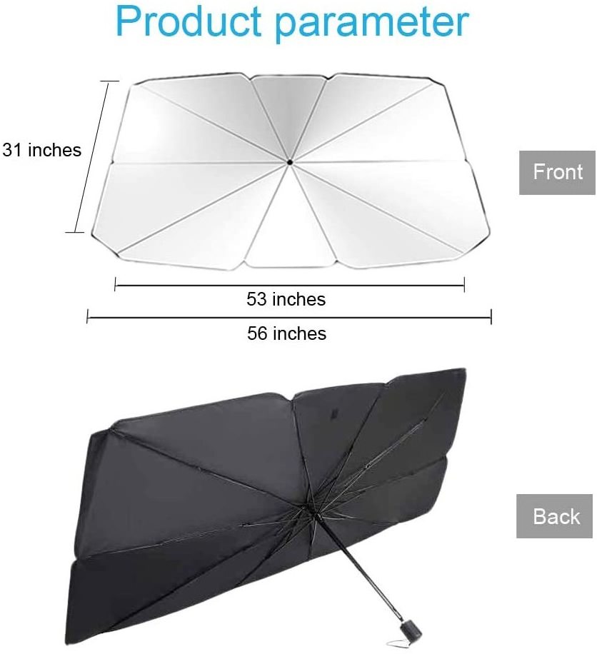 Block Heat UV Rays Sun Visor Protector Foldable Car SunShades Umbrella Sun Shade Cover for Windshield