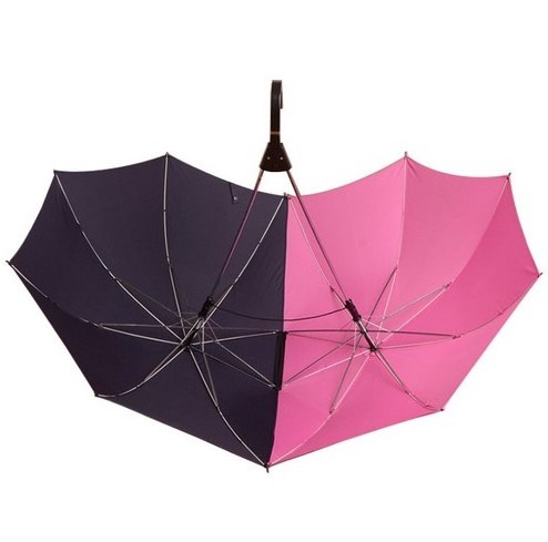 Promotional Fashion Multifunctional  Double Lover Couples Umbrella for two person