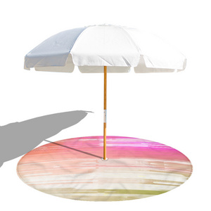 Summer Outdoor Portable Tropical Umbrella Beach Custom Design Foldable Sun Umbrella Outdoor Beach Umbrella