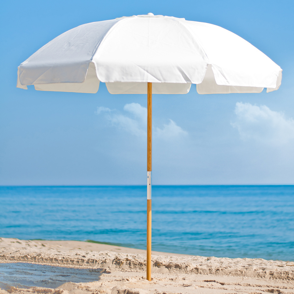 Summer Outdoor Portable Tropical Umbrella Beach Custom Design Foldable Sun Umbrella Outdoor Beach Umbrella