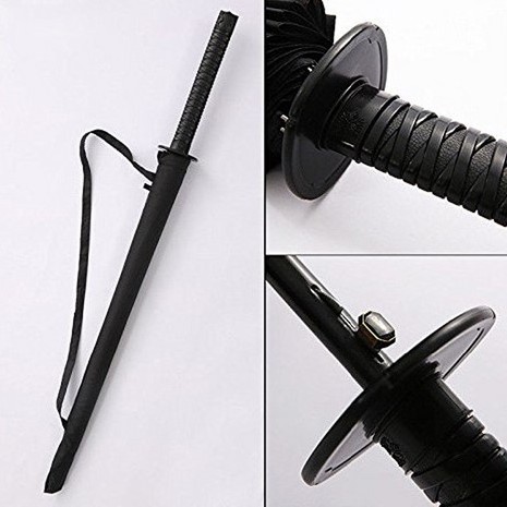 Hotsell 16 or 24 Ribs Japanese Samurai  Sword Katana Straight Umbrella