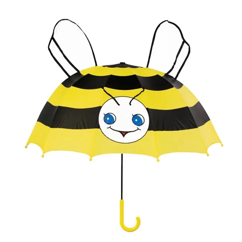 Factory Wholesale Cute Butterfly Small Size 3D Animals Umbrella for Kids Little Princess Ballet  Kid Umbrella for Girl