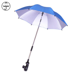 China Factory chair kids manual open straight umbrella stroller clamp