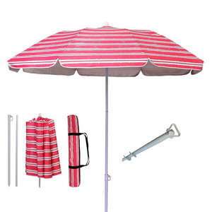 Parasol Protection Ultraviolet-proor Adjustable Outdoor Parasol Sun Shade Fishing Beach Patio Umbrella With Tilting Tilt