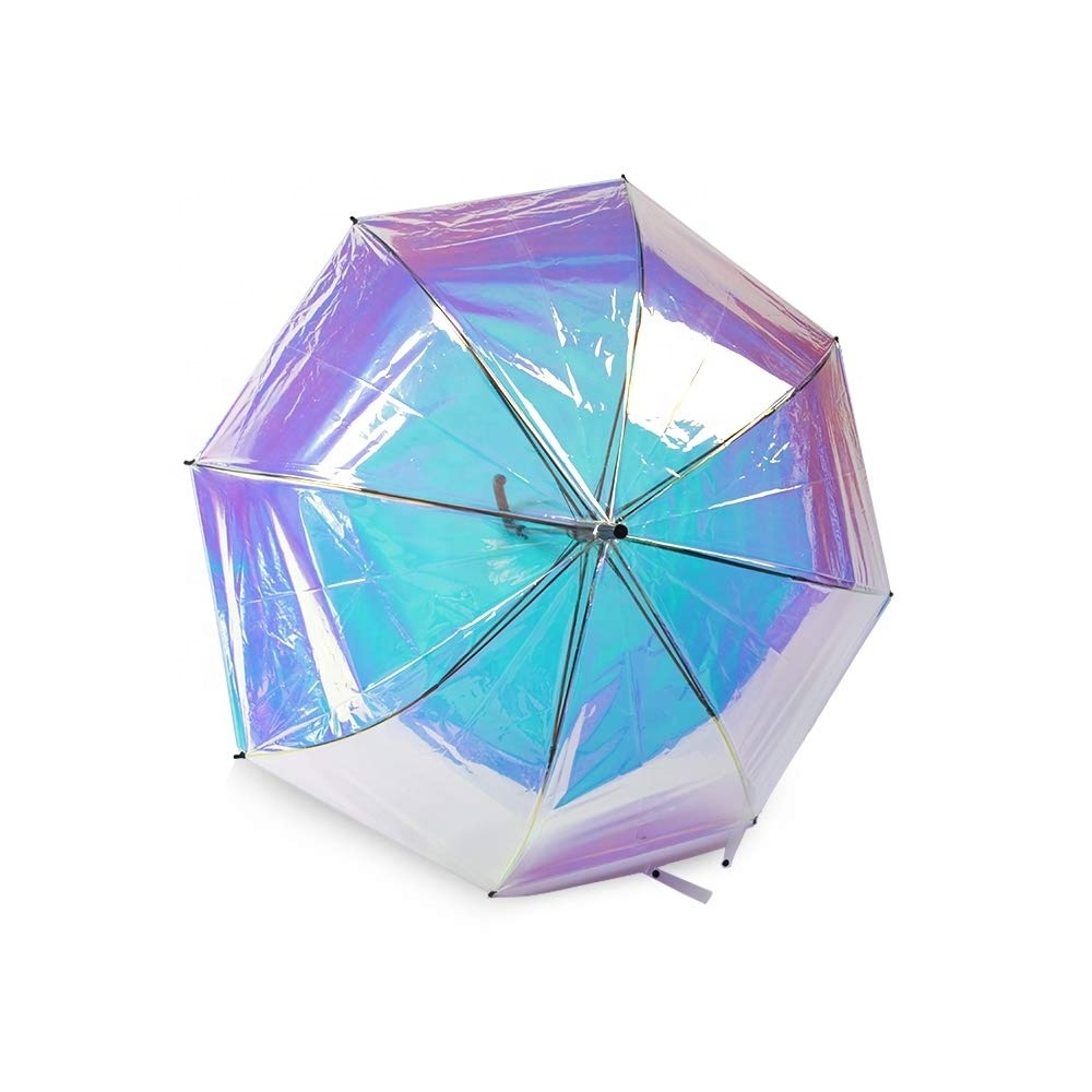 23inch Hot Selling Transparent Hologram Umbrella