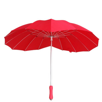 Wholesale Red Heart Shape Changing Color Umbrella  Big Heart Shaped Umbrella Customized Logo Red Heart-shape Love Umbrella