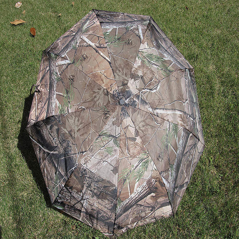 Compact Forest Camouflage Hunting Auto Umbrella Wild Camo