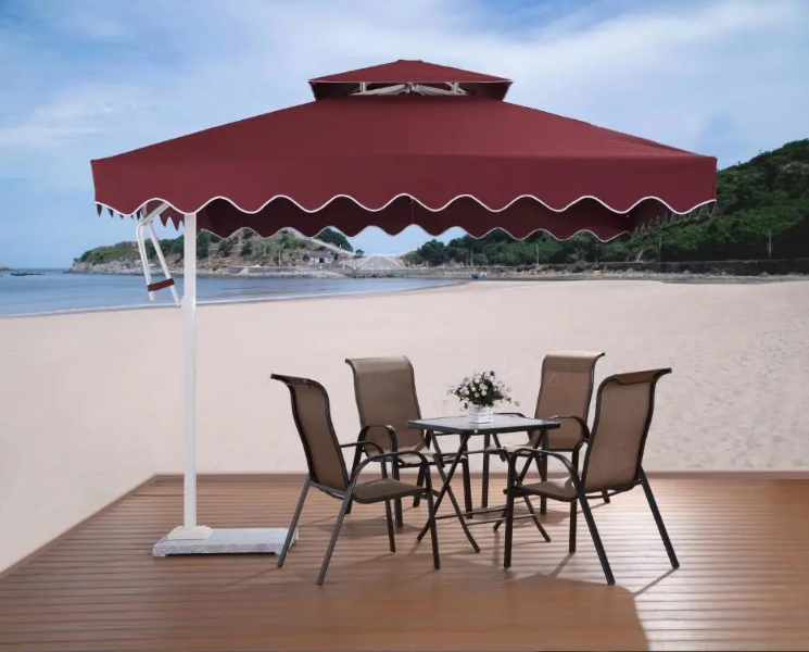 High quality parasol Outdoor Furniture Sun Garden Outdoor Canopy Beach Umbrellas Rain Umbrella Garden Patio Folding Umbrella