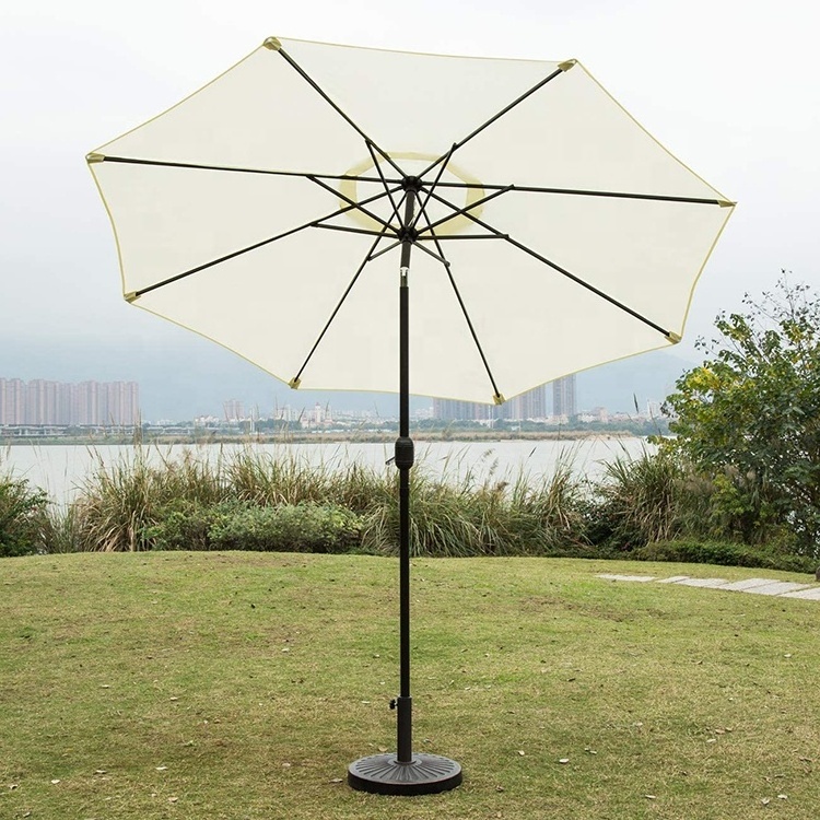 Chinese large advertising garden parasol, sunproof folding outdoor swimming pool hawaii beach umbrella