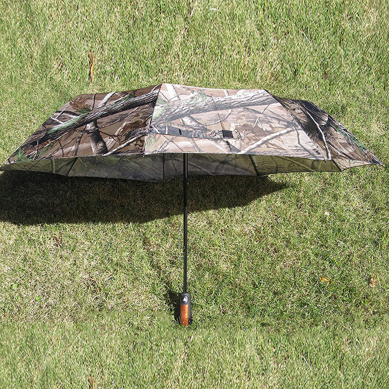 Compact Forest Camouflage Hunting Auto Umbrella Wild Camo