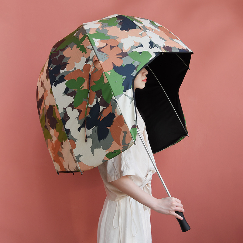 LOTUS Good Quality Funny Helmet Umbrella Windproof Dome Strong Bubble Sturdy Umbrella with Custom Design