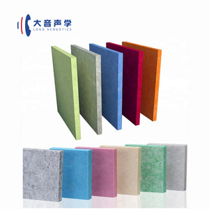 Waterproof Colorful High Density Fiber Pet Acoustic Board Cement 12Mm Wall Ceiling Polyester Acoustic Panels