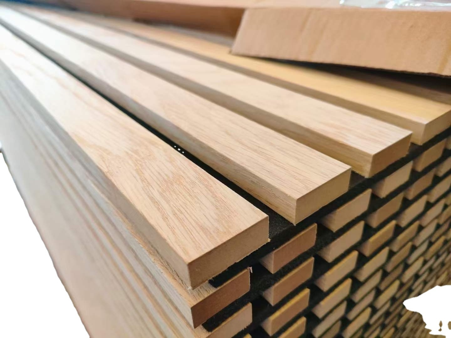 Best price Easy install Akupanel Natural Veneer Slat Wood Panel Free Samples for Wall and Ceiling sound prood indoor Panels