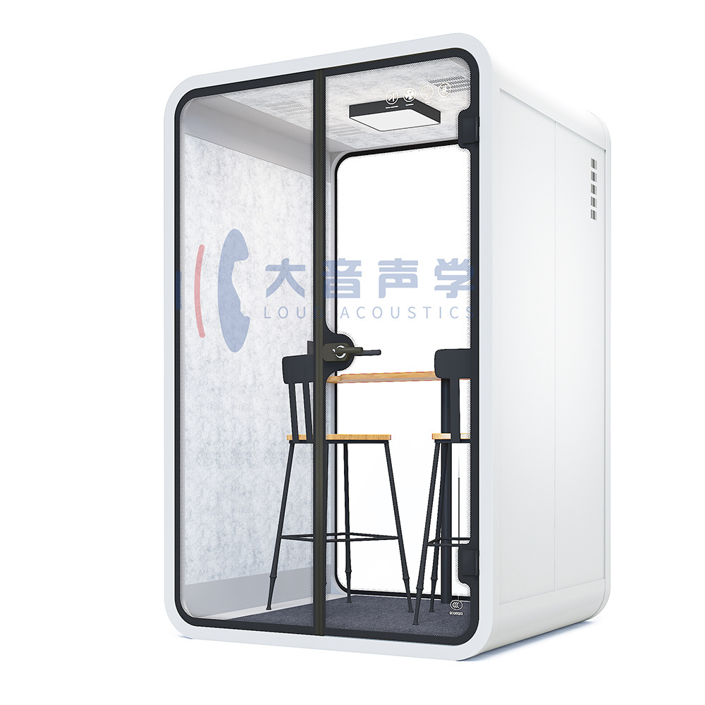 Movable Portable Studio Home Steel Acoustic Office Phone Booth Indoor Work Meeting Modular Desks Chair Soundproof Office Pods