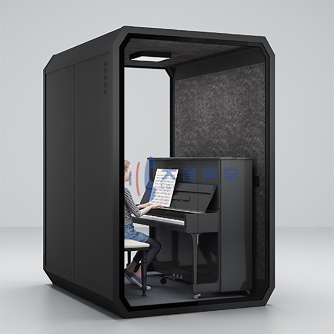 Movable Portable Studio Home Steel Acoustic Office Phone Booth Indoor Work Meeting Modular Desks Chair Soundproof Office Pods