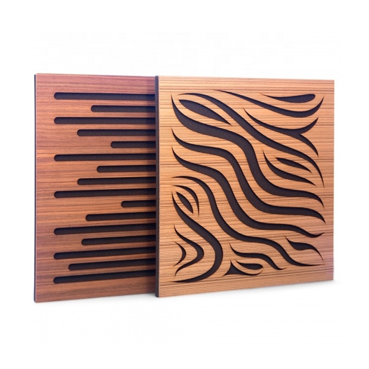 Decorative Wooden Perforated Art Acoustic Panels