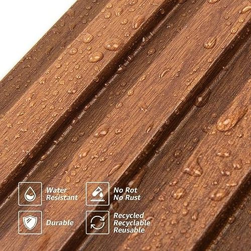 Waterproof 3D Decorative Fluted Wood Veneer Plastic Slat Wall Cladding Panels Interior And Exterior Sheets Boards Wpc Wall Panel