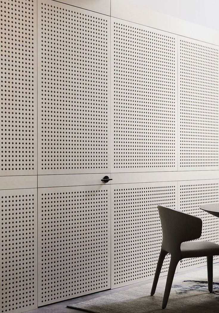 Wall Interior Eco Wooden Groove Perforated Strip Acoustic Panels for home theater