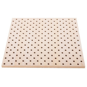 Dayin Hot Sale Popular Decorative Wooden Perforated Acoustic Panels Wood Tile for Ceiling