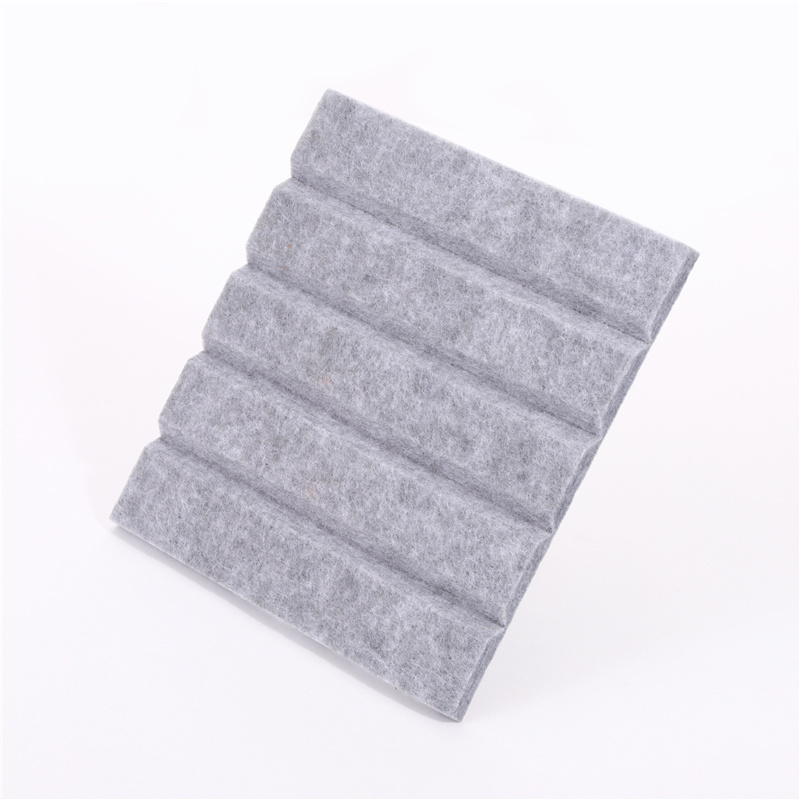 DaYin Acoustic Custom 9mm Slot Eco High Density Polyester  Slat Fiber Acoustic Panel PET Felt Sound Absorbing wall panels