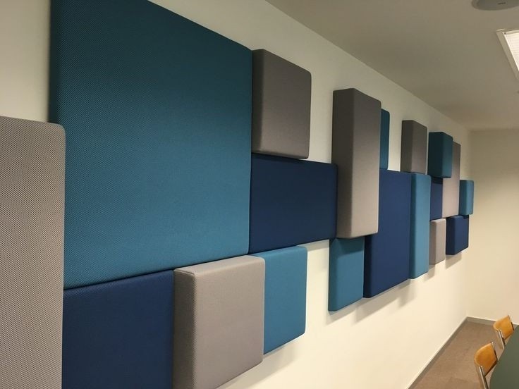 Factory Supply Sound Absorbing Panels Fabric Wrapped Fiberglass Acoustic Panel for Music Recording Studio