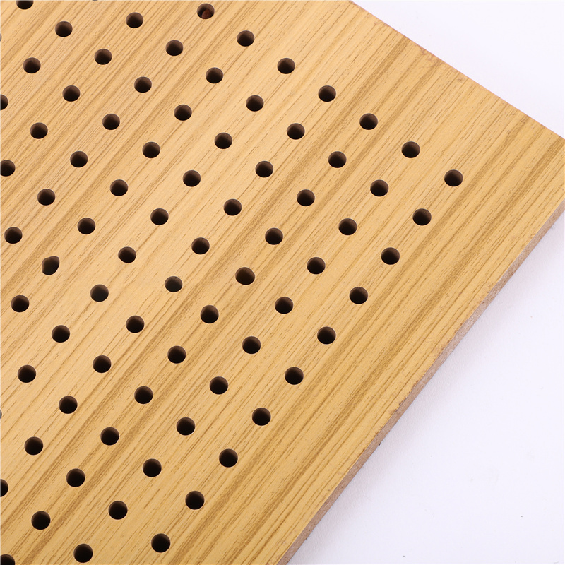 Custom Office Classroom Auditorium Studio Studio/Cinema Wood Perforated Acoustic Panels