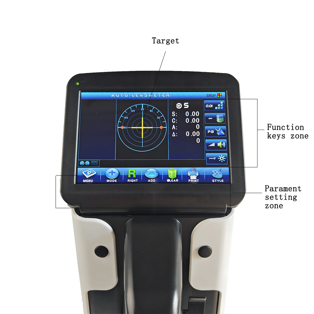 Optical Instruments Optics Lens Meter Automatic Lensometer Digital Auto Lensmeter JD-2600A JD-2600B