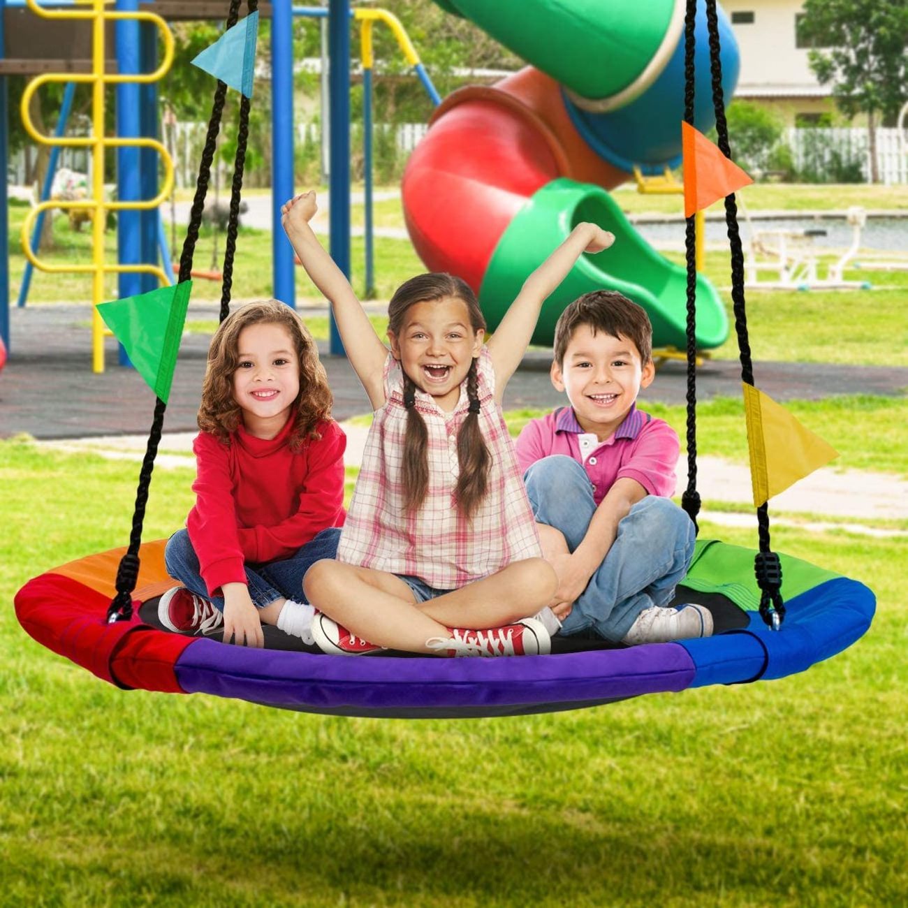 600D PE Rope Adjustable Toy Swing Set Kids Swing Outdoor Kids