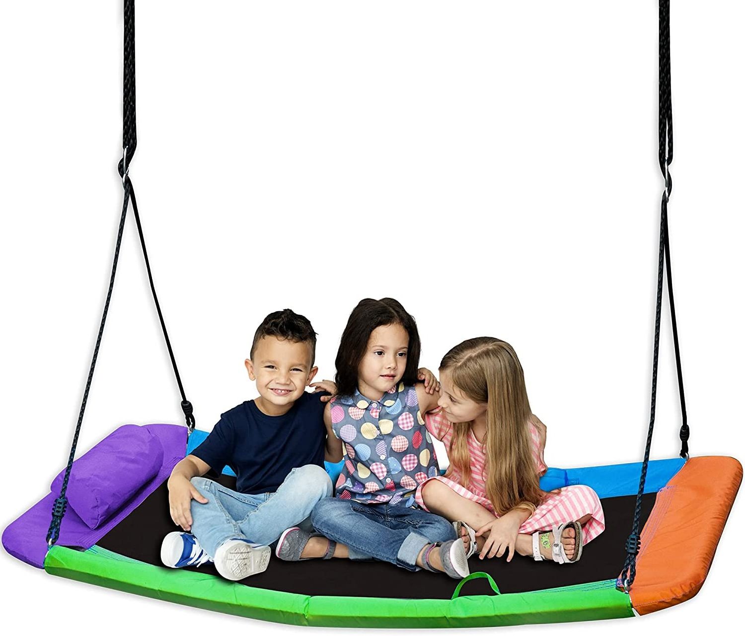 XXL Flying Rectangular  Swing Set 60inches  Tree Swing for Kids and Adults