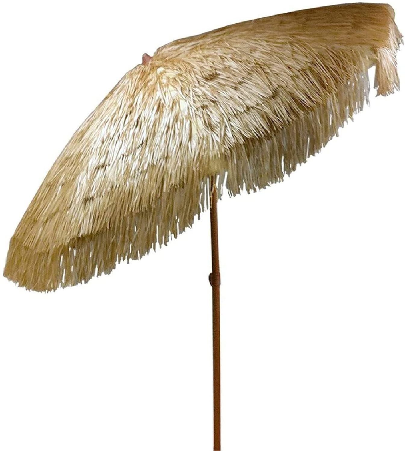 Five-layer Portable Foldable Hawaii Beach Straw Parasol Umbrella