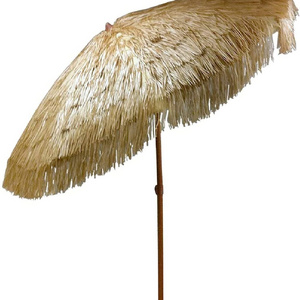 Five-layer Portable Foldable Hawaii Beach Straw Parasol Umbrella