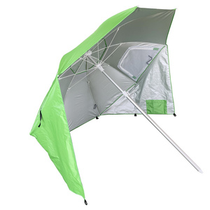 High Quality 50+ UV  Alu. Pole Beach Outdoor Tent Umbrella Parasol