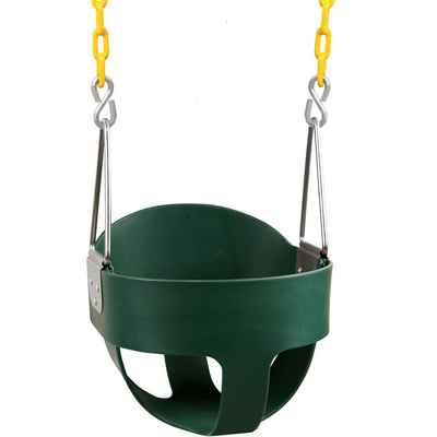 High Duty  Swing Set Accessories Toddler Bucket Swing with Coated Chains