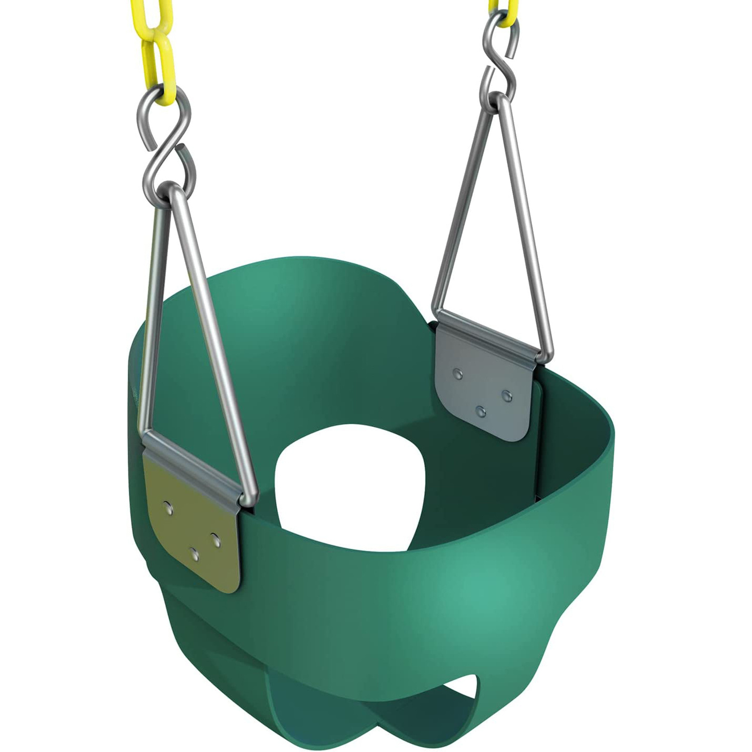 High Duty  Swing Set Accessories Toddler Bucket Swing with Coated Chains