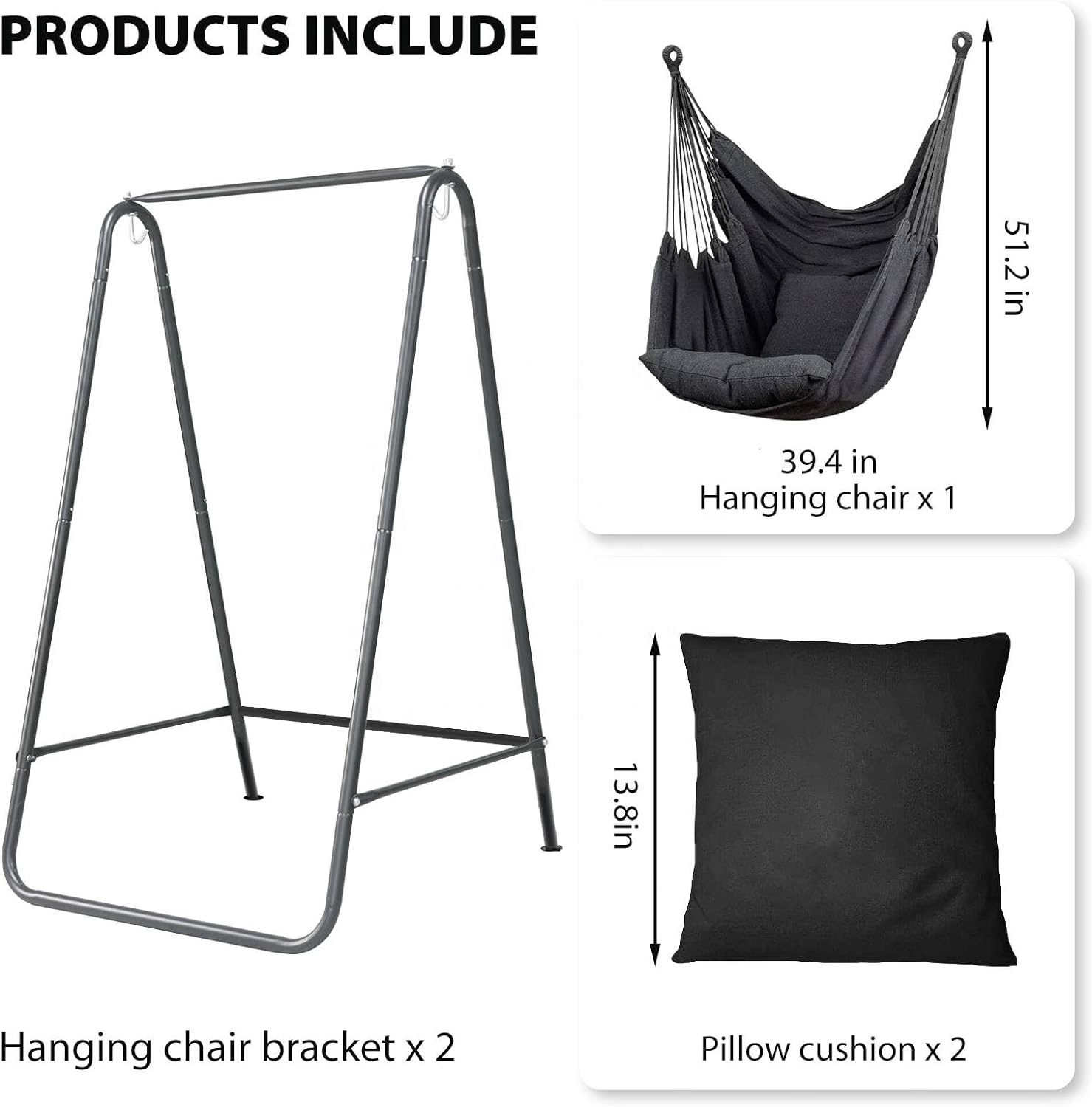 Hanging Chair Swing Hammock Chair Stand