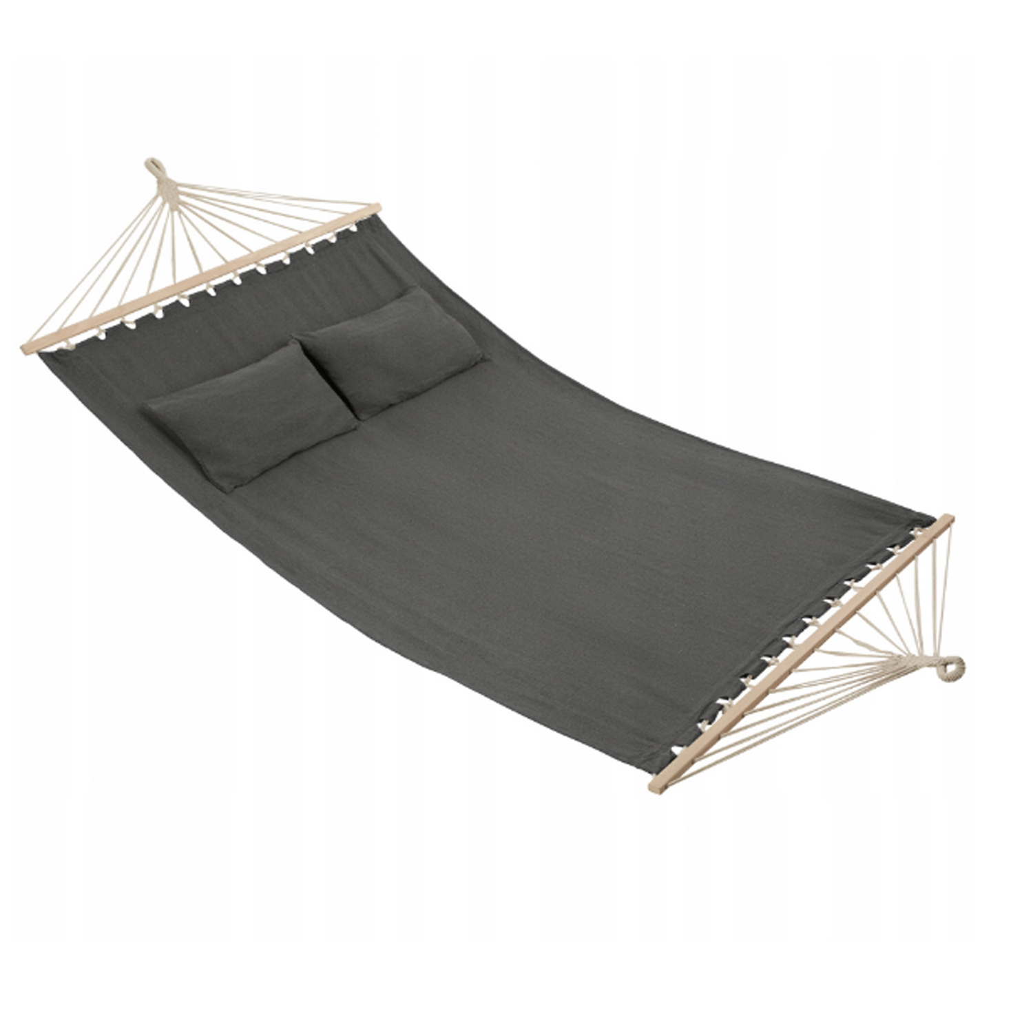 Extra-large Outdoor Patio Canvas Cotton Polyester  Hanging Double Tree Hammock