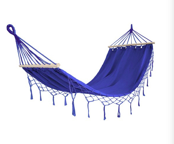 Colorful Boho Tassel Lay Flat Hammock