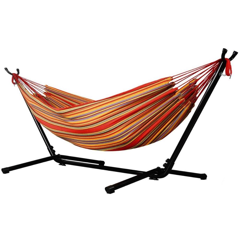 Metal Frame DIY Portable Hammock Stand With Double Hammock