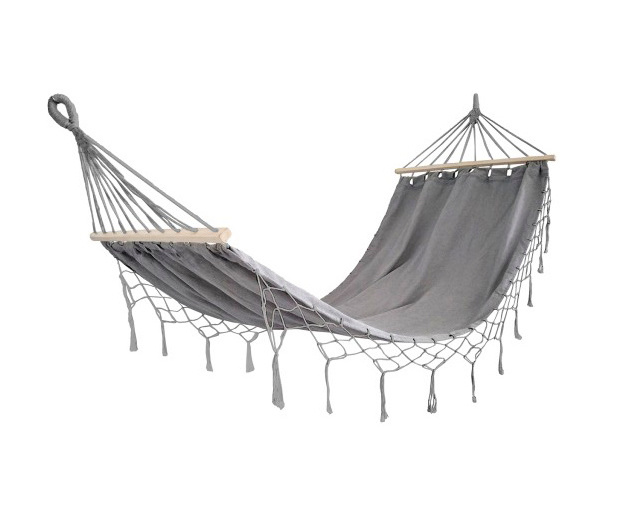 Swing Set Wood  Bohemian Macrame Hammock Swings For adults outdoor