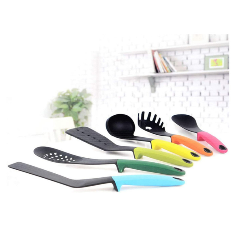 7pcs Nylon Kitchen Utensils Nylon Spoon Kitchen Cooking Utensils Kitchen Supplies Tools Set