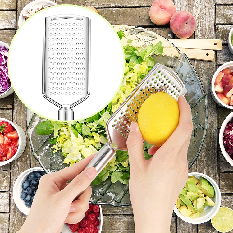 Vegetable Fruit Peeler Stainless Steel Kitchen Cheese Grater With Peeler Garlic Press Rocker Garlic Mincer Crusher And Peeler