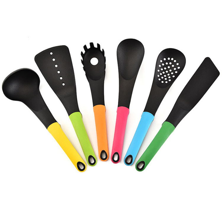 7pcs Nylon Kitchen Utensils Nylon Spoon Kitchen Cooking Utensils Kitchen Supplies Tools Set