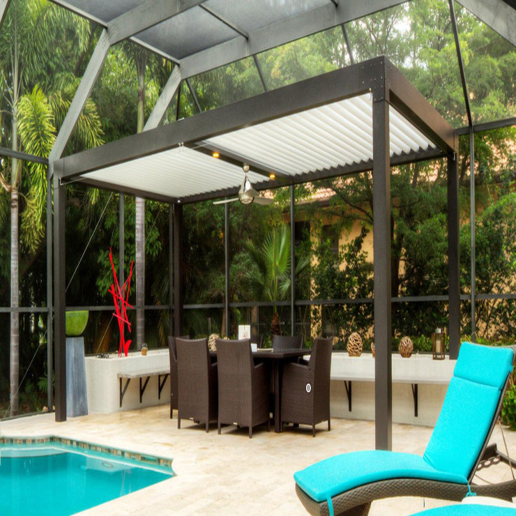 Used retractable pergola car sunshade carport for sale