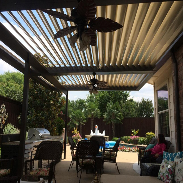 Used retractable pergola car sunshade carport for sale