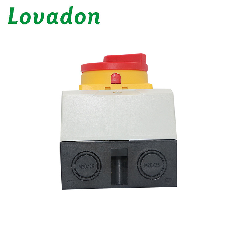 380V Electrical Load Break Switch 32A 3P D11 Closed Type Load Switch