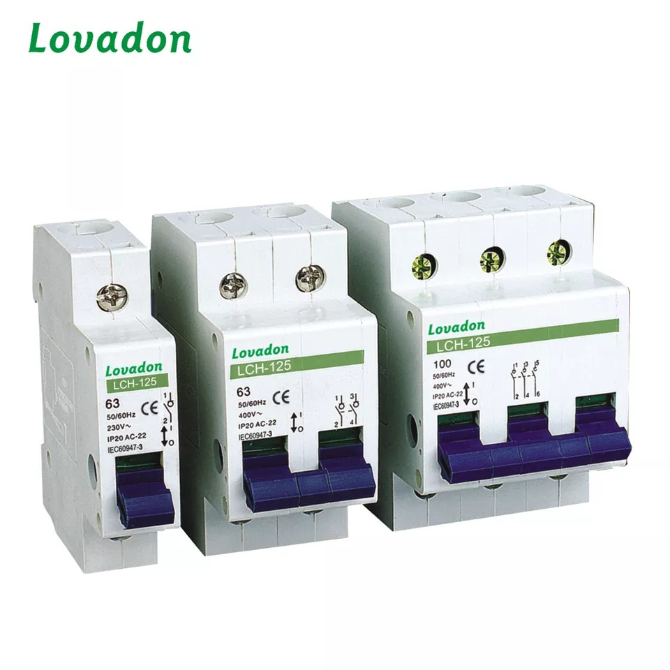 New product Isolating Switch LCH-125 100amp 3p Controlled Recloser Miniature Circuit Breaker